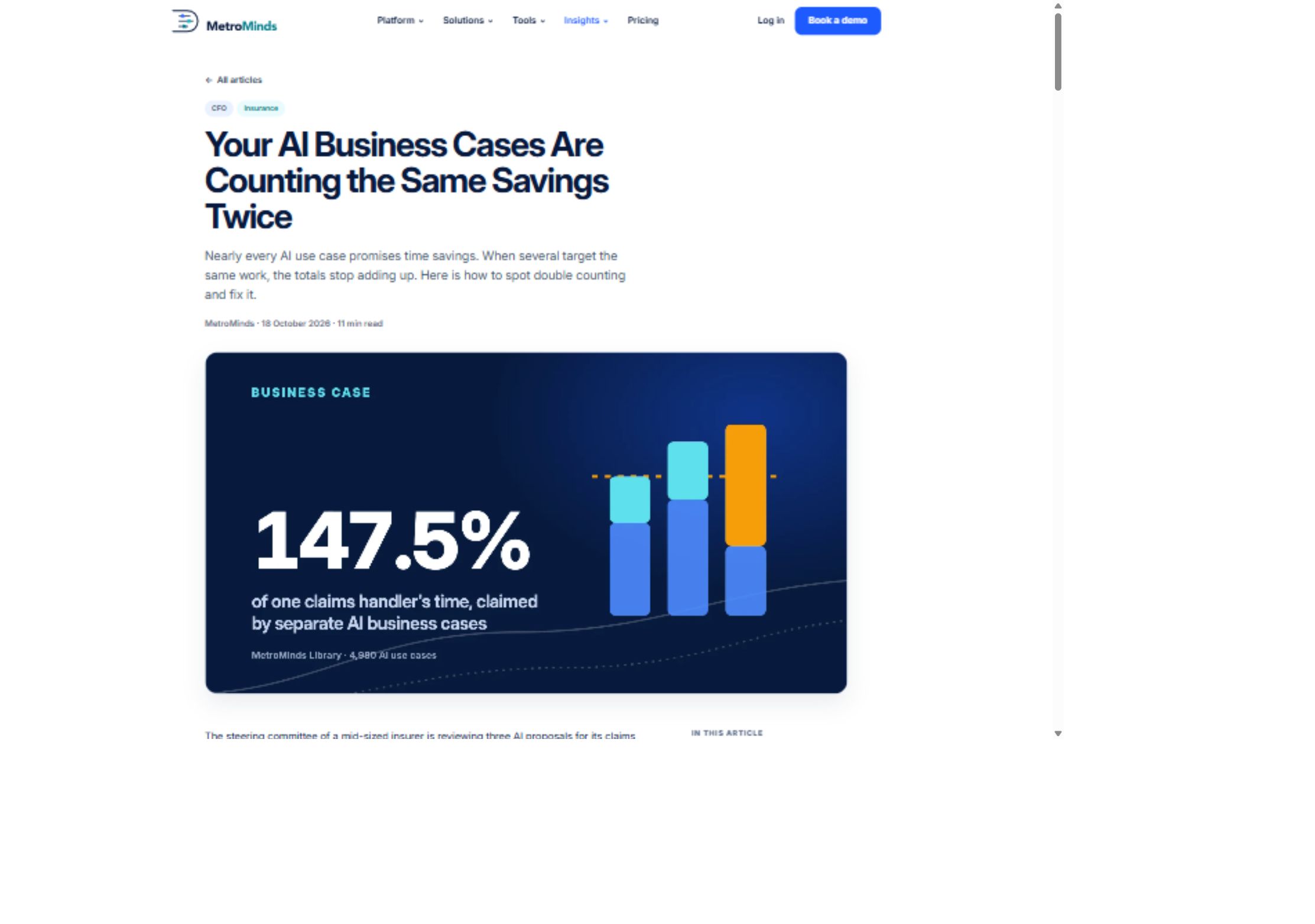 Article · desktop — A clean layout for a long article.